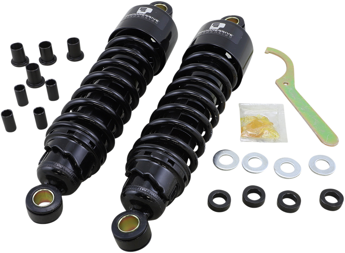 PROGRESSIVE SUSPENSION 412 Series Shock - 11.5" - Standard - Black - FLH/T 412-4074B — image 1