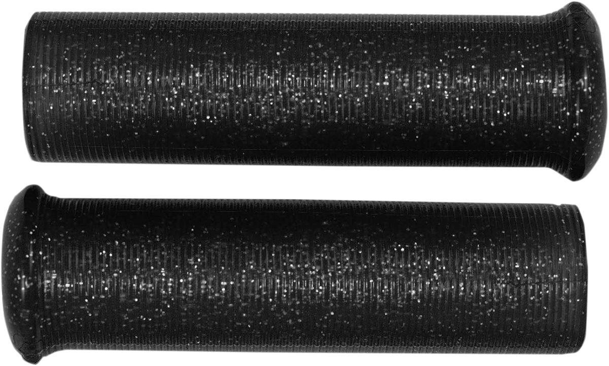 EMGO Star Fire Flake Grips - Retro - Metal - 1" - Black 42-21110 — image 1