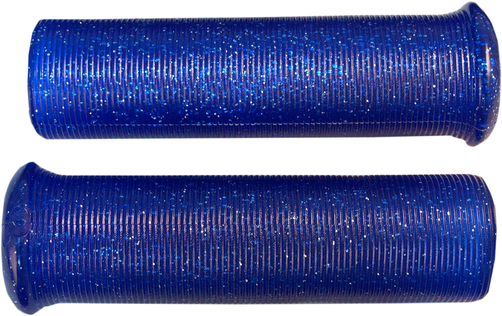 EMGO Star Fire Flake Grips - Retro - Metal - 1" - Blue 42-21113 — image 1