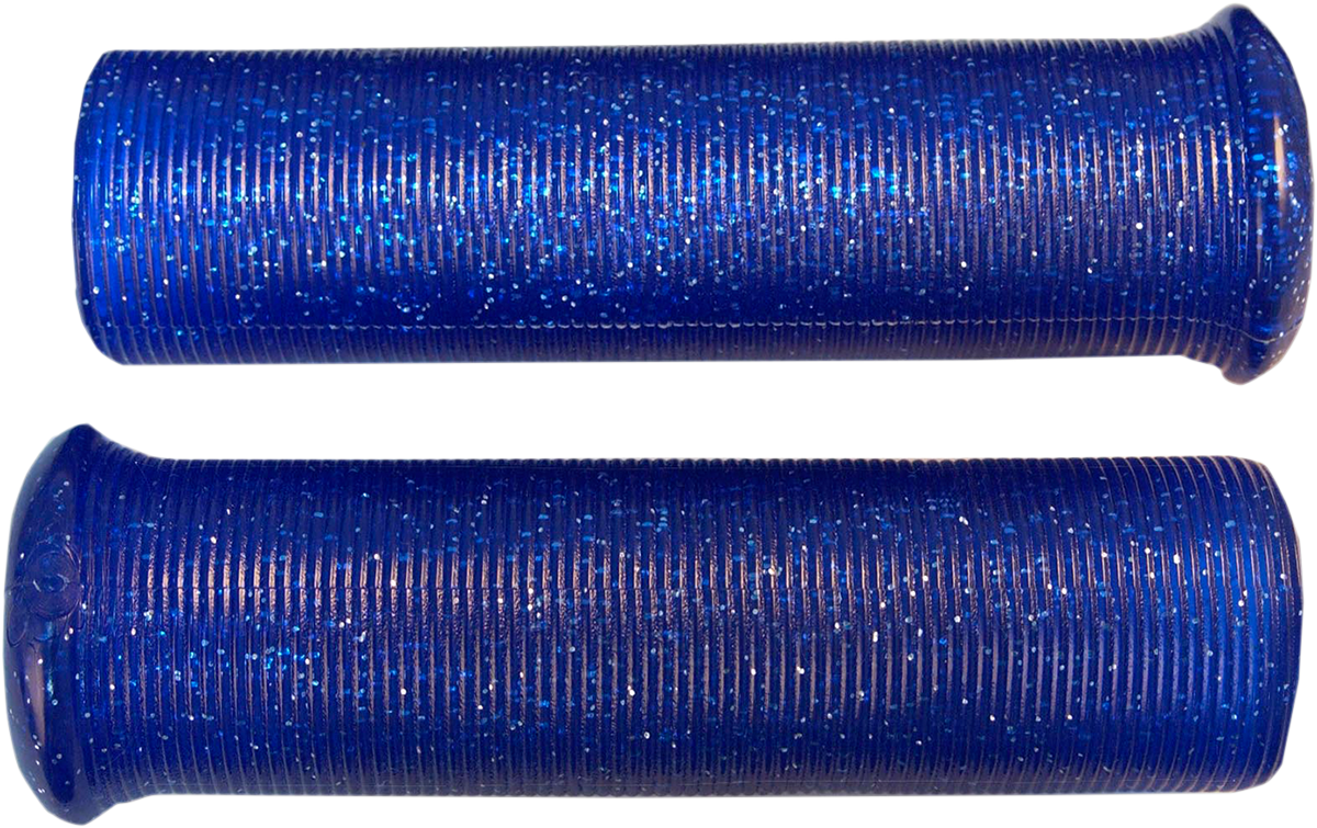 EMGO Star Fire Flake Grips - Retro - Metal - 1" - Blue 42-21113 — image 1