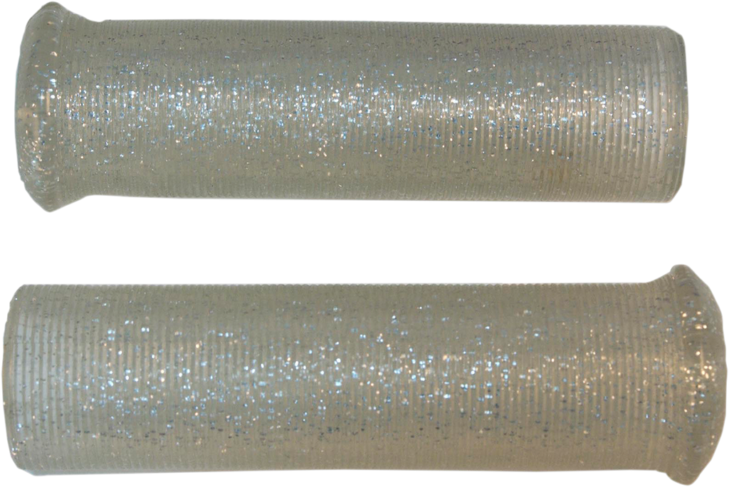 EMGO Star Fire Flake Grips - Retro - Metal - 1" - Silver 42-21119 — image 1