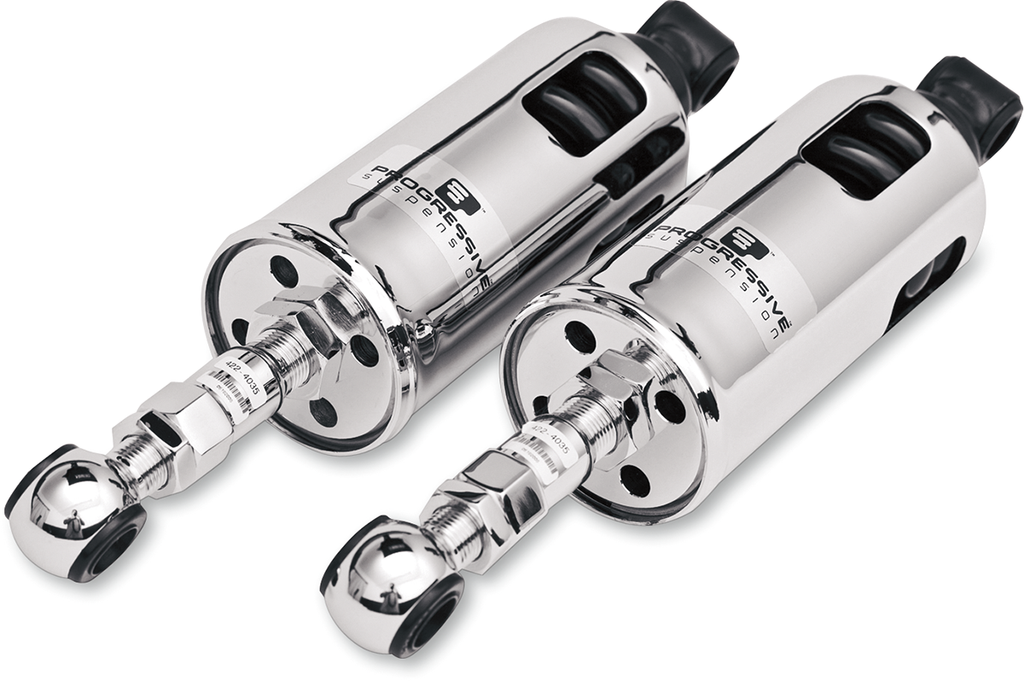 PROGRESSIVE SUSPENSION 422 Series Adjustable Shocks - 1,117 lb/in - Chrome - Heavy-Duty 422-4002C — image 2
