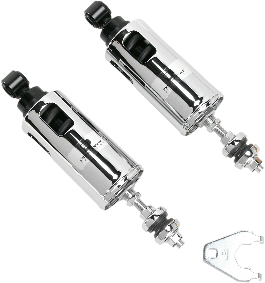 PROGRESSIVE SUSPENSION 422 Series Adjustable Shocks - 950 lb/in - Chrome - Standard 422-4037C — image 1