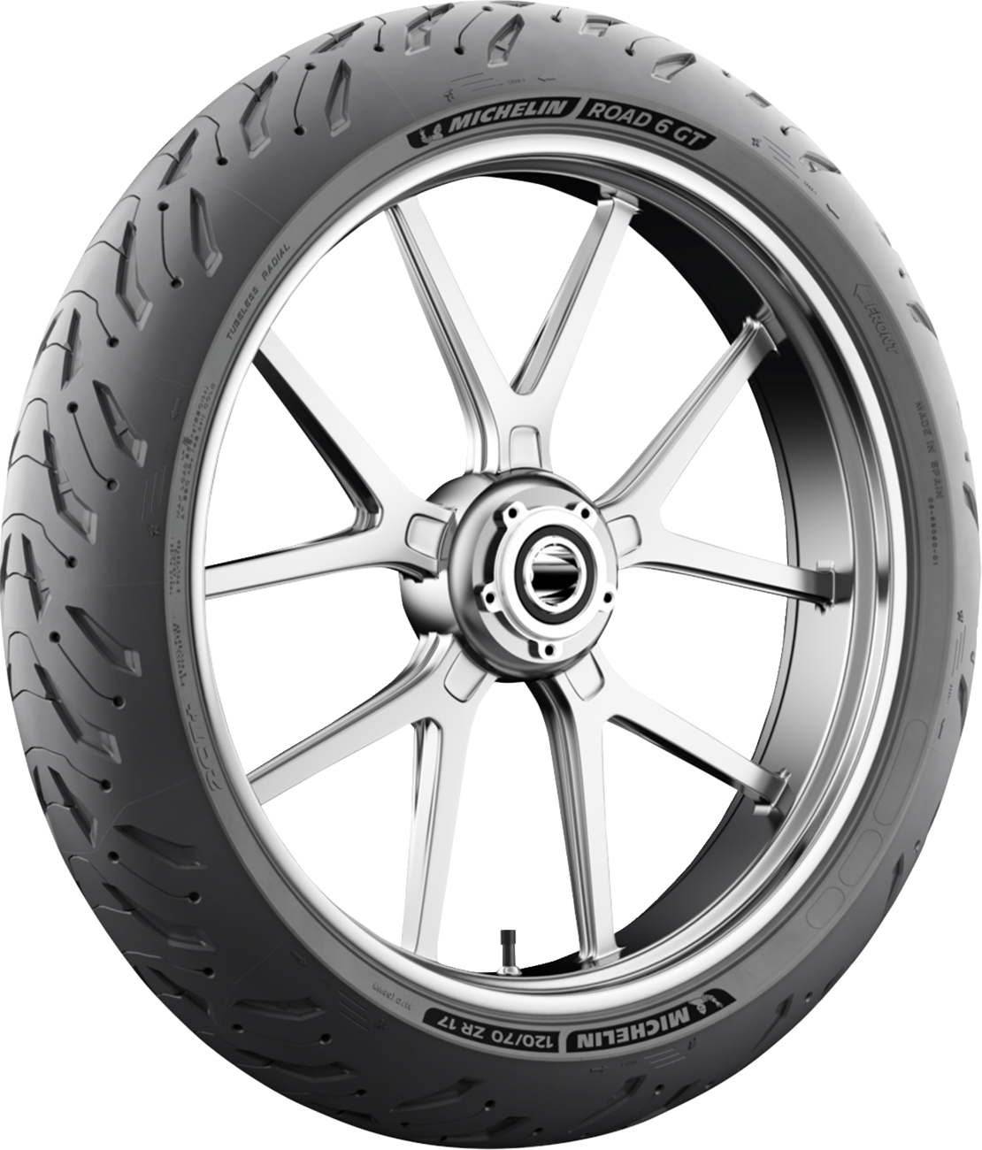 MICHELIN Tire - Road 6 GT - Front - 120/70ZR17 - (58W) 44614 — image 2