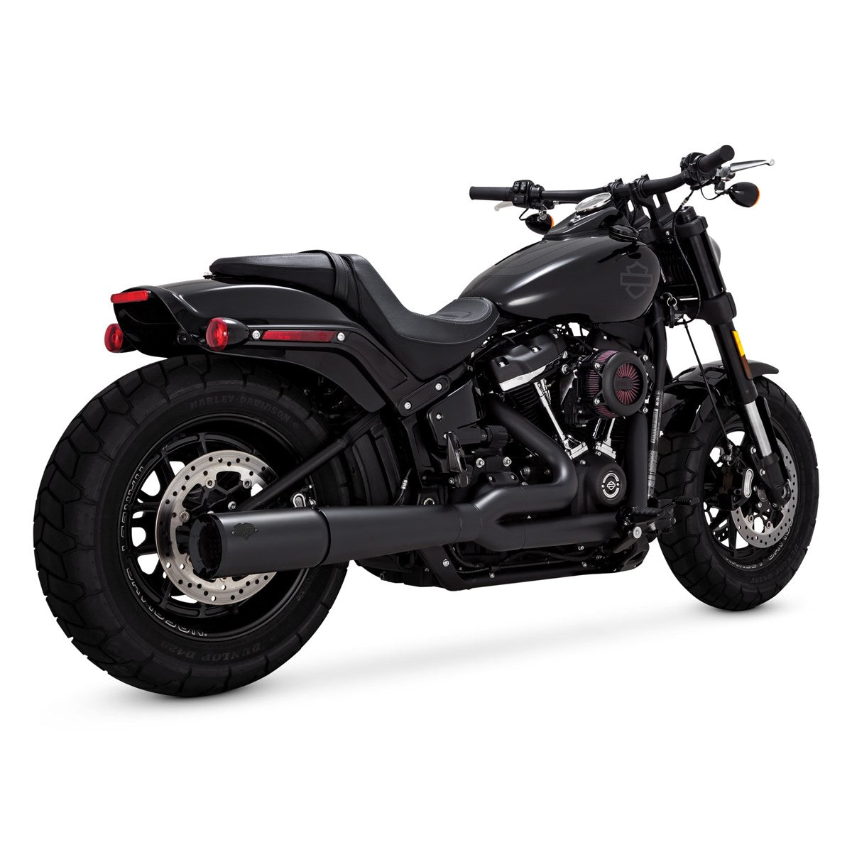 Vance & Hines Pro Pipe - Softail – Black – 47387 — manufacturer image 1