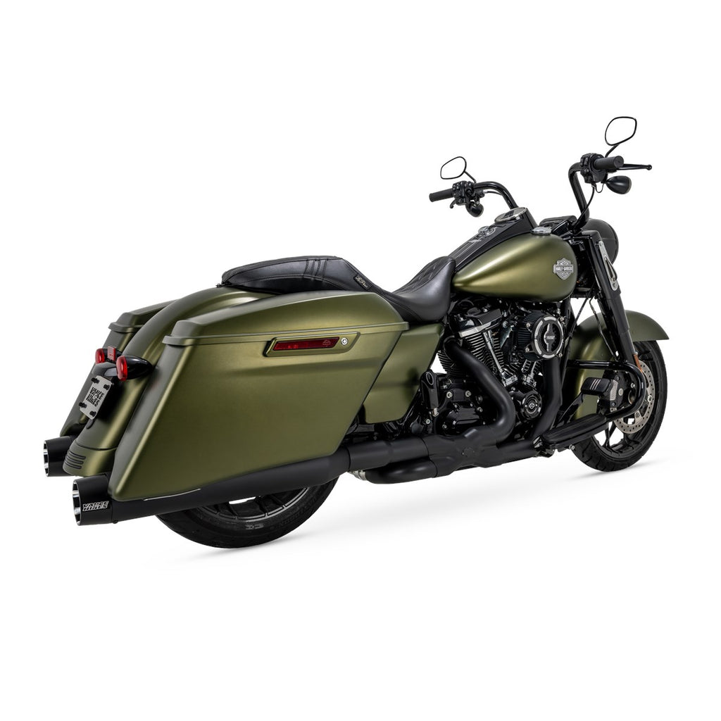 Vance & Hines Blackbird 450 Slip-ons – Black – 46792 — manufacturer image 1