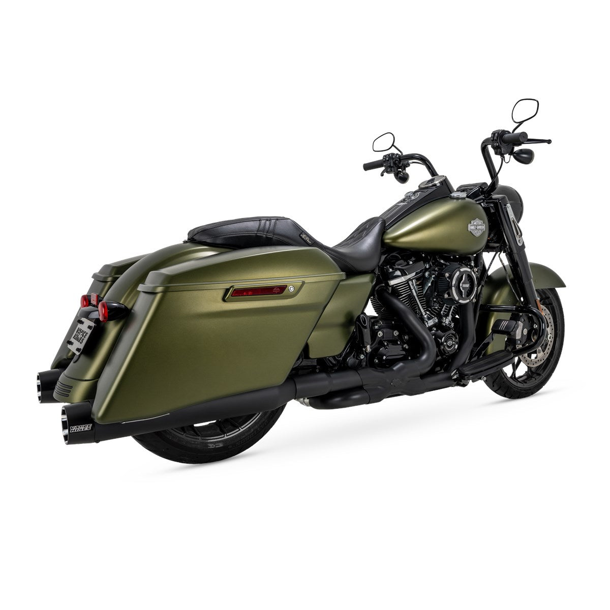 Vance & Hines Blackbird 450 Slip-ons – Black – 46792 — manufacturer image 1