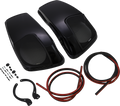 KICKER Speaker Lids - Vivid Black - without Speakers - '14-'23 FLHR/FLHT/FLHX/FLTR 46HDBLVB — image 1