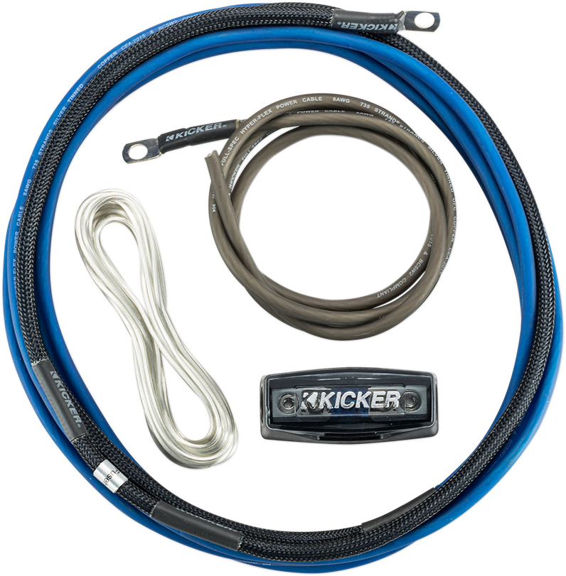 KICKER Amplifier Install Kit - 8 Gauge 46PK8 — image 1