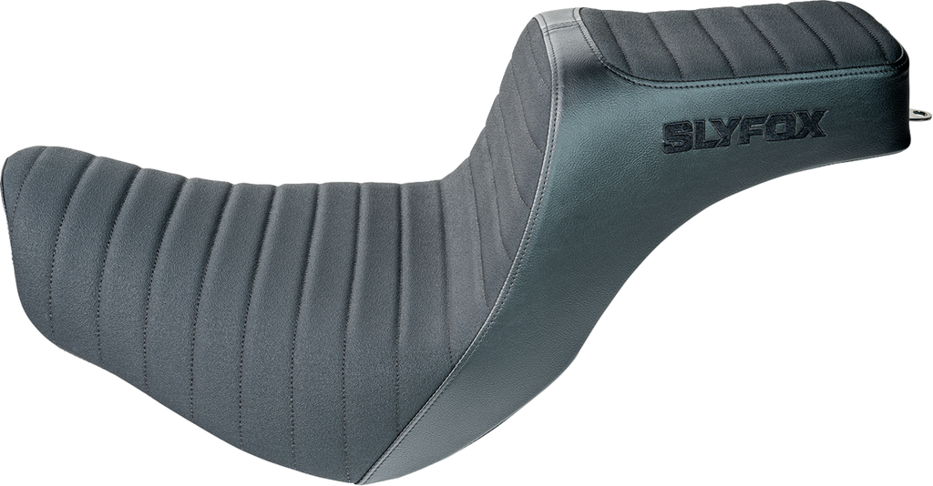 SLYFOX High Noon Seat - Vinyl - Classic Stitch - Black Logo - FL/FX '18-'24 4701A-slyfox — image 1