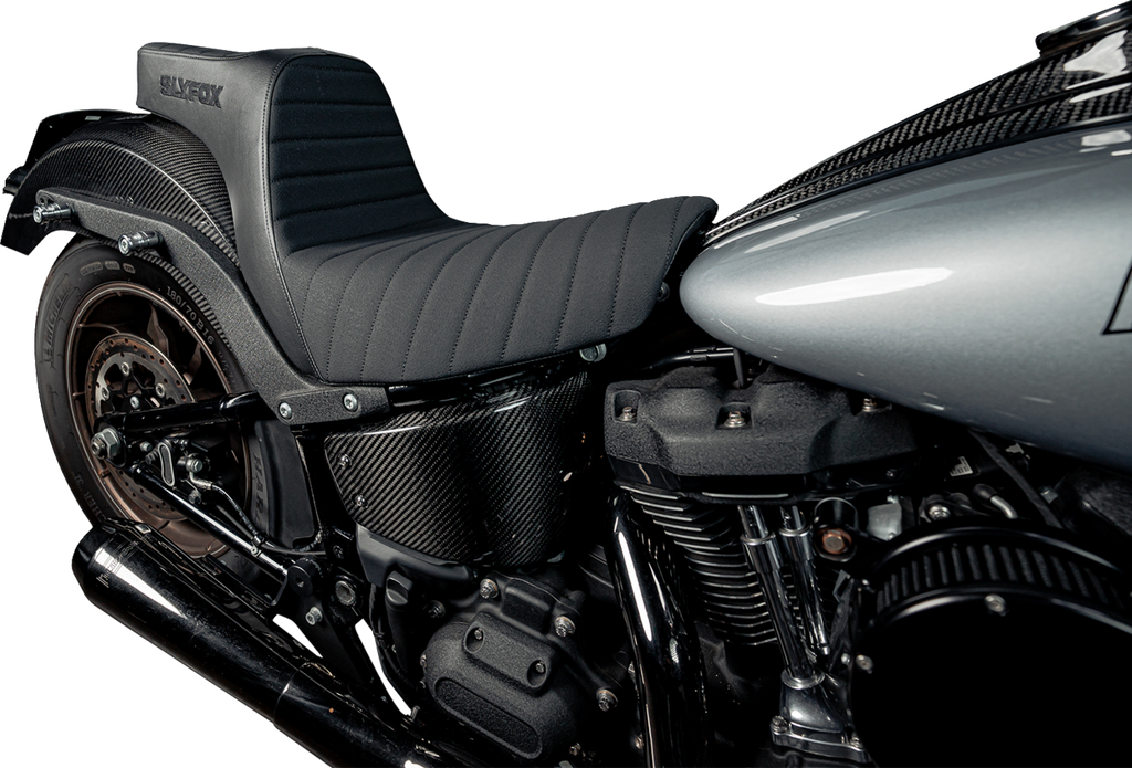 SLYFOX High Noon Seat - Vinyl - Classic Stitch - Black Logo - FL/FX '18-'24 4701A-slyfox — image 2
