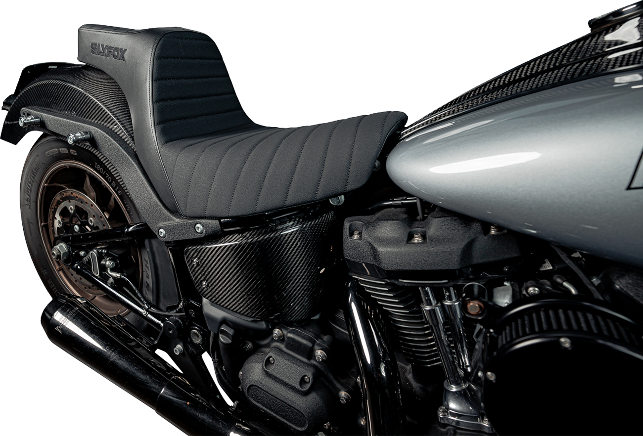 SLYFOX High Noon Seat - Vinyl - Classic Stitch - Black Logo - FL/FX '18-'24 4701A-slyfox — image 2