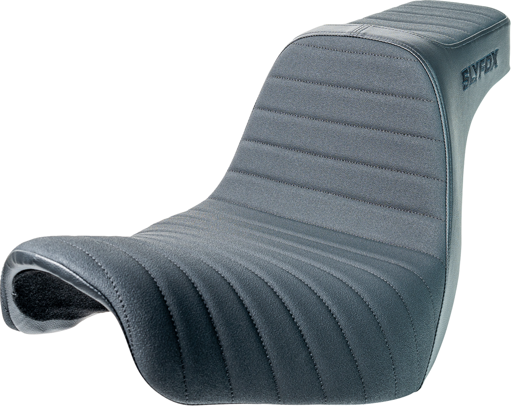 SLYFOX High Noon Seat - Vinyl - Classic Stitch - Black Logo - FL/FX '18-'24 4701A-slyfox — image 3