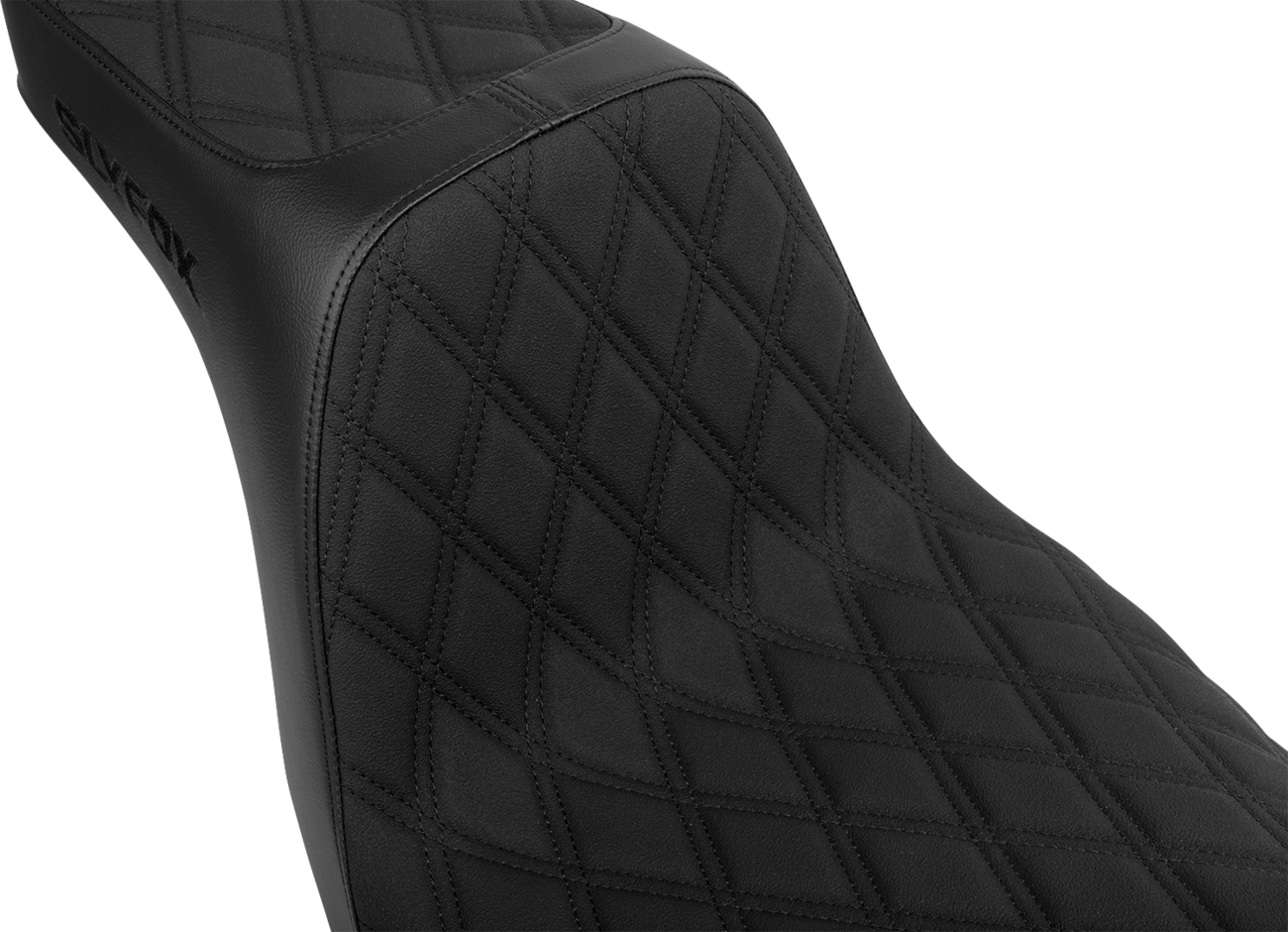 SLYFOX High Noon Seat - Double Diamond - Black Logo - Black Stitch - FL/FX '18-'25 4701C-SlyFox — image 2
