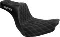 SLYFOX High Noon Seat - Double Diamond - Silver Logo - Silver Stitch - FL/FX '18-'25 4701D-SlyFox — image 1