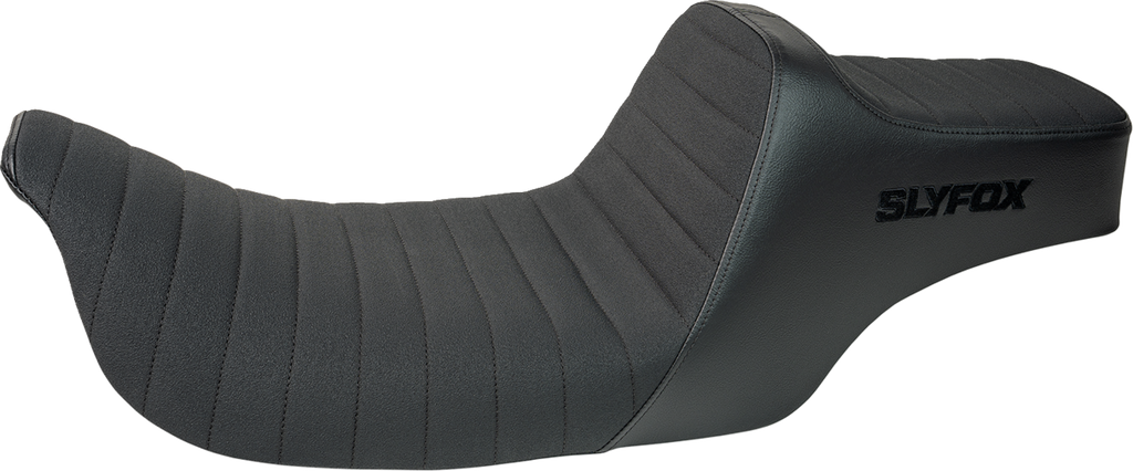 SLYFOX High Noon Seat - Vinyl - Classic Stitch - Black Logo - FL '97-'07 4702A-SlyFox — image 1