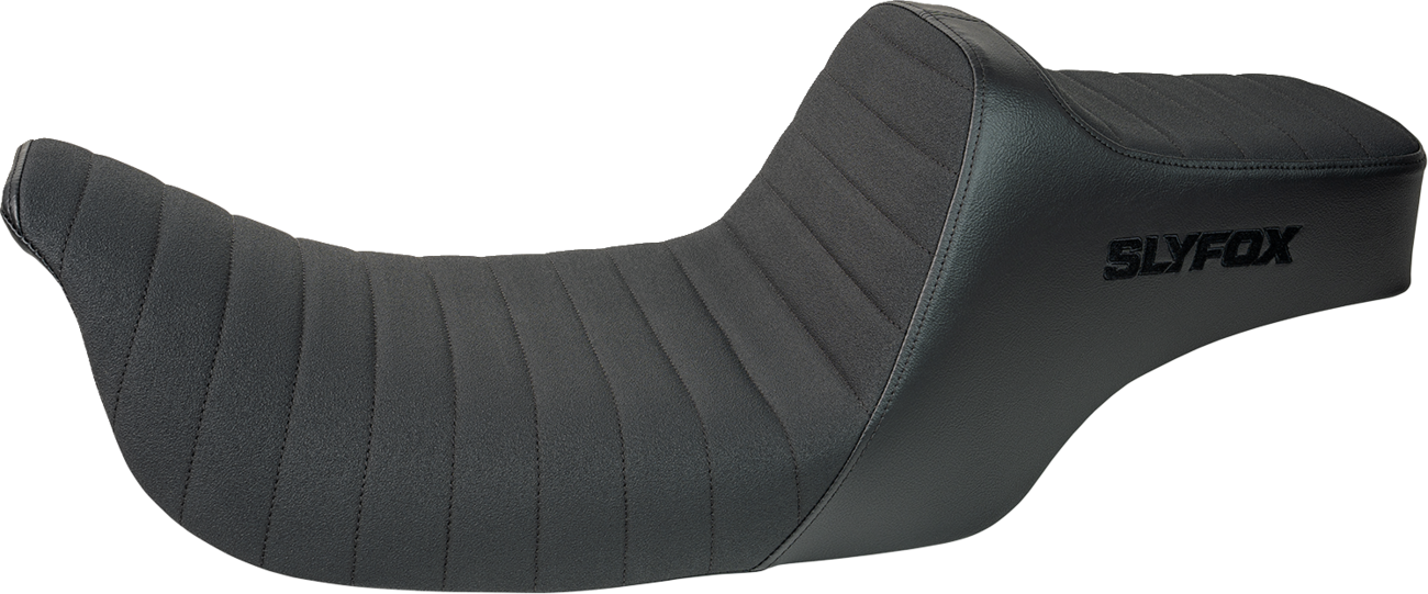 SLYFOX High Noon Seat - Vinyl - Classic Stitch - Black Logo - FL '97-'07 4702A-SlyFox — image 1
