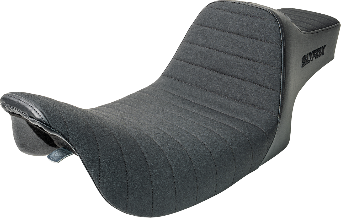 SLYFOX High Noon Seat - Vinyl - Classic Stitch - Black Logo - FL '97-'07 4702A-SlyFox — image 2