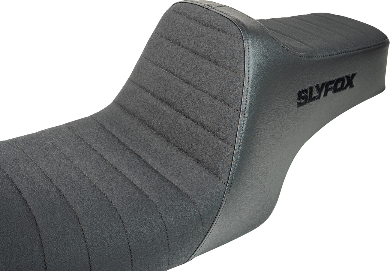 SLYFOX High Noon Seat - Vinyl - Classic Stitch - Black Logo - FL '97-'07 4702A-SlyFox — image 3