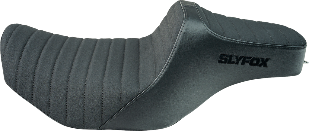 SLYFOX High Noon Seat - Vinyl - Classic Stitch - Black Logo - FLH/FLT '23-'24 4704A-SlyFox — image 1