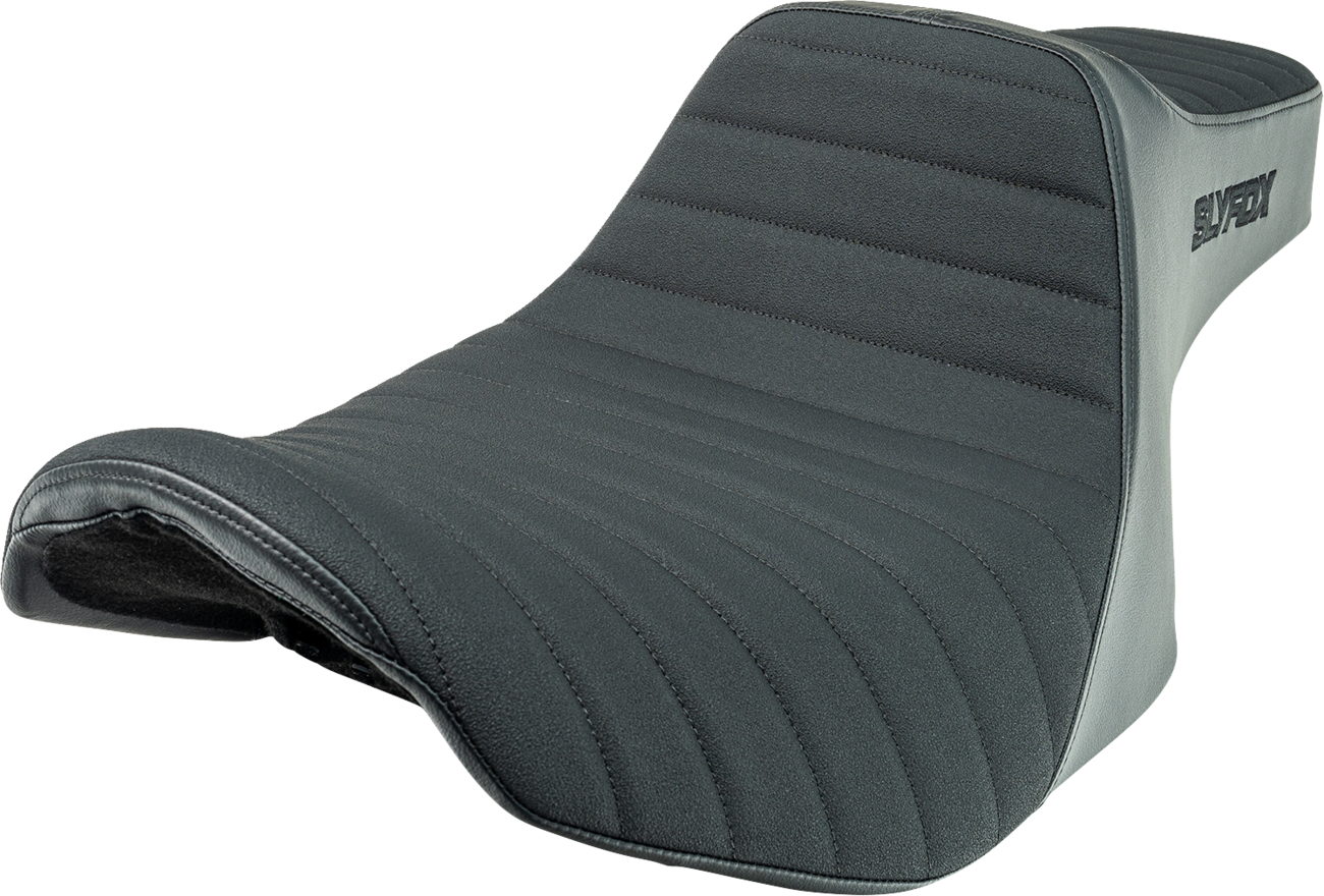 SLYFOX High Noon Seat - Vinyl - Classic Stitch - Black Logo - FLH/FLT '23-'24 4704A-SlyFox — image 2