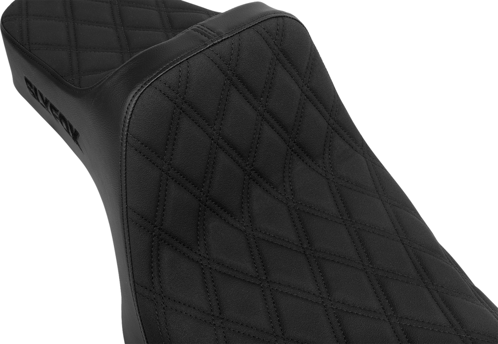SLYFOX High Noon Seat - Double Diamond - Black Logo - Black Stitch - XL '04-'22 4709C-SlyFox — image 2