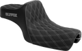 SLYFOX High Noon Seat - Double Diamond - Silver Logo - Silver Stitch - XL '04-'22 4709D-SlyFox — image 1