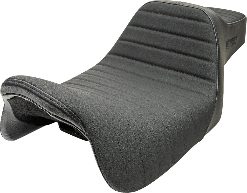 SLYFOX Highnoon Seat - Vinyl - Classic Stitch - Black Logo - FLH/FLT '08-'24 4710A-SlyFox — image 2