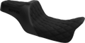 SLYFOX High Noon Seat - Double Diamond - Black Logo - Black Stitch - FLH/FLT '08-'25 4710C-SlyFox — image 1