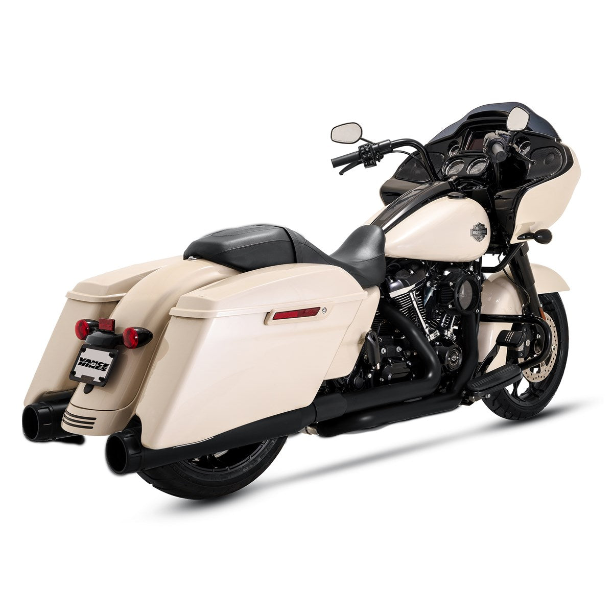 Vance & Hines Dresser Duals – Black – 47351 — manufacturer image 1