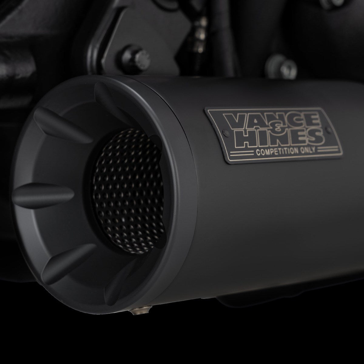 Vance & Hines Stainless 2-1 Hi-Output – Stainless Black – 47331 — manufacturer image 1