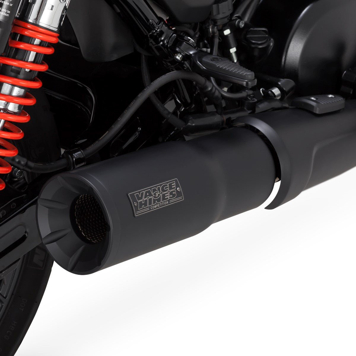 Vance & Hines Hi-Output Slip-on - Street – Black – 47943 — manufacturer image 2
