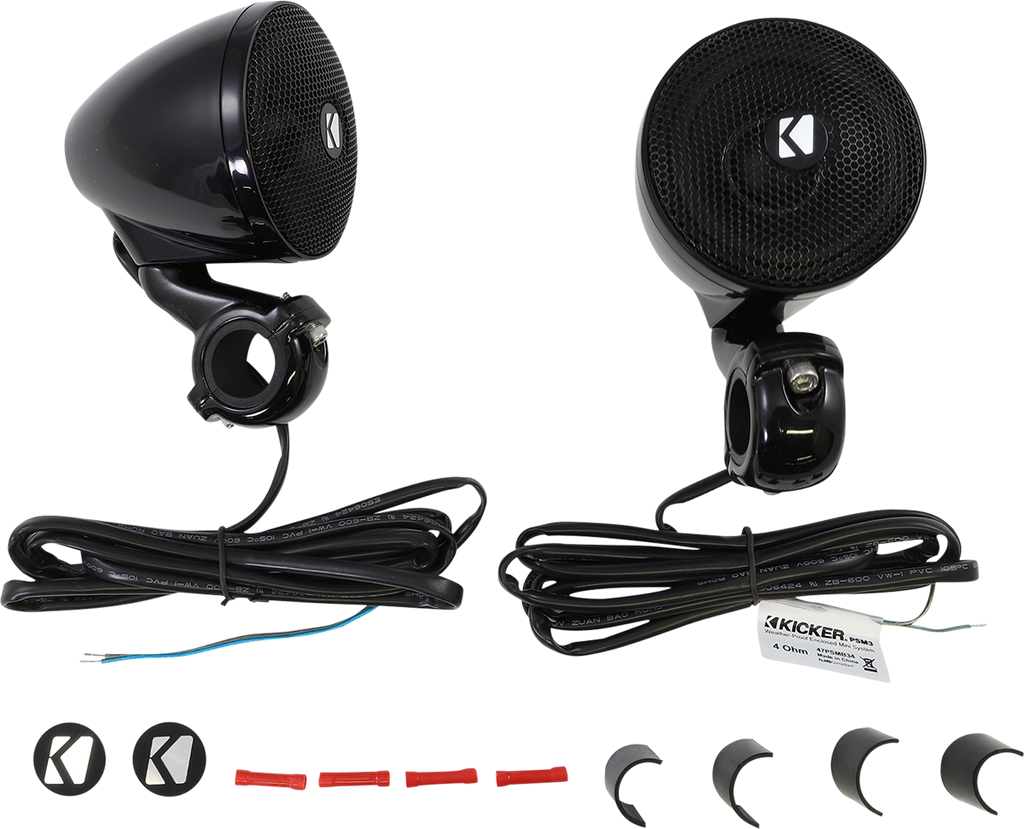 KICKER Mini Speakers - 4 ohm - Black 47PSMB34 — image 1