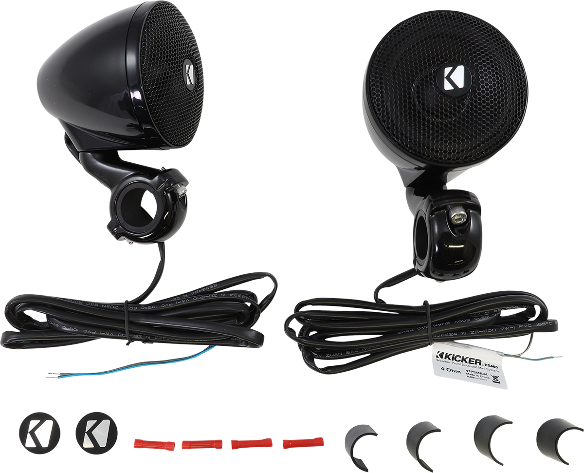 KICKER Mini Speakers - 4 ohm - Black 47PSMB34 — image 1
