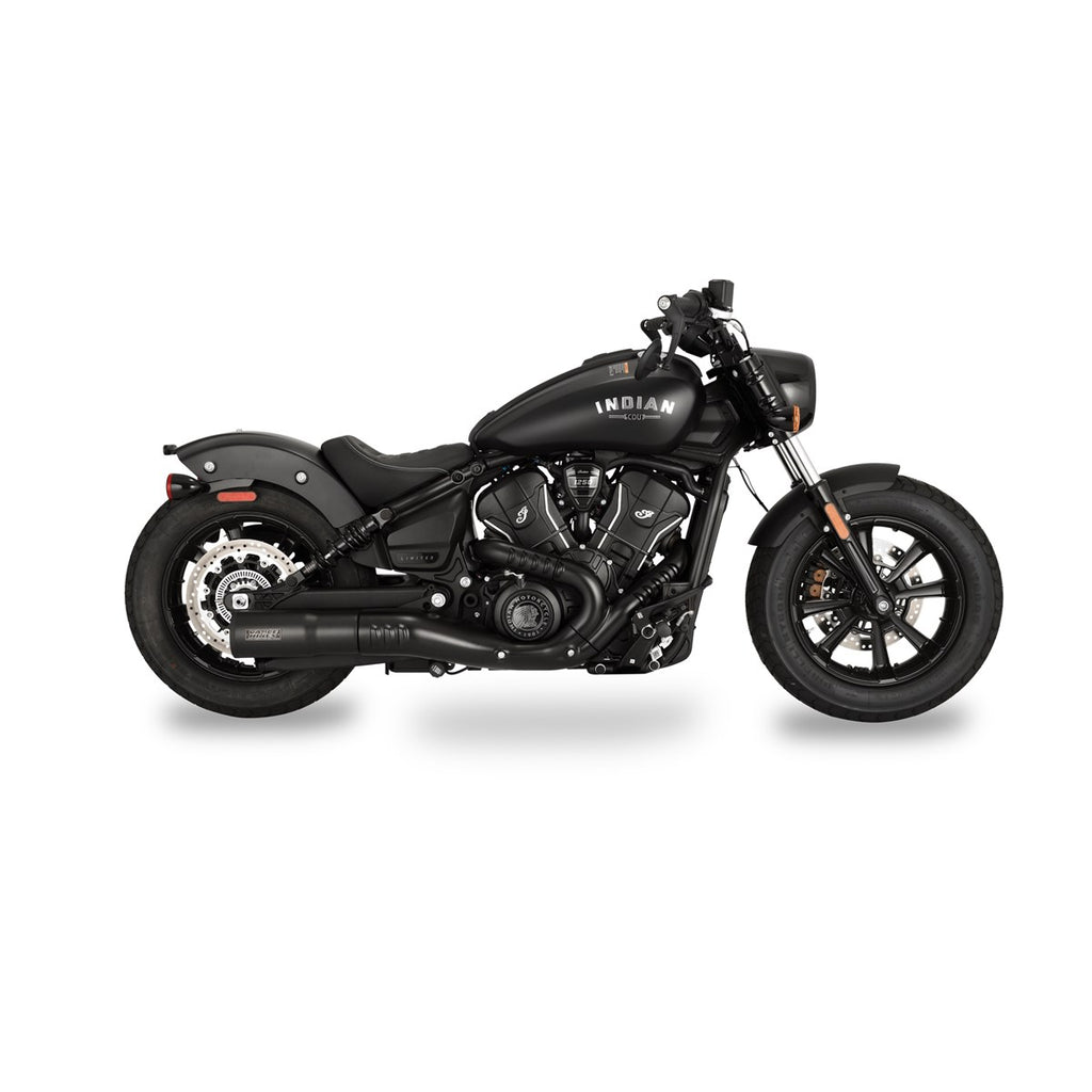Vance & Hines Hi-Output Slip-on - Scout – Black – 48627 — manufacturer image 2