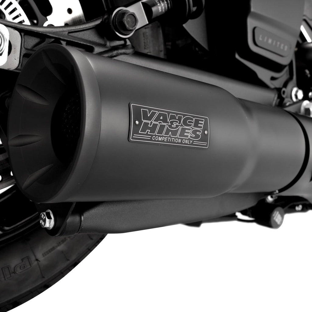 Vance & Hines Hi-Output Slip-on - Scout – Black – 48627 — manufacturer image 3