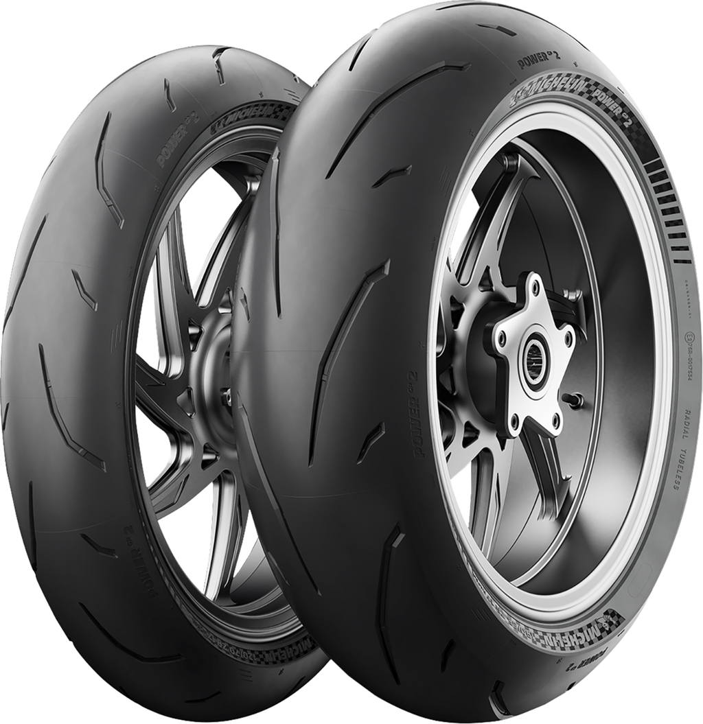 MICHELIN Tire - Power GP2 - Rear - 180/55ZR17 - (73W) 48652 — image 4