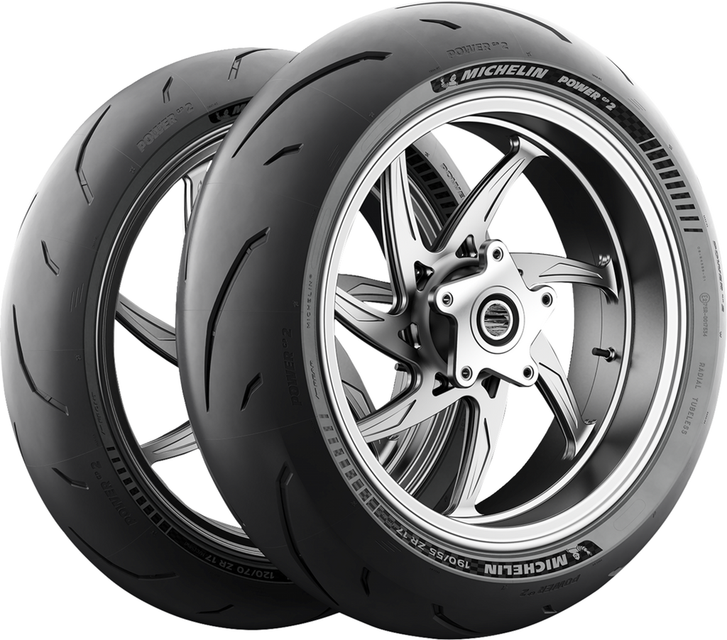 MICHELIN Tire - Power GP2 - Rear - 180/55ZR17 - (73W) 48652 — image 5