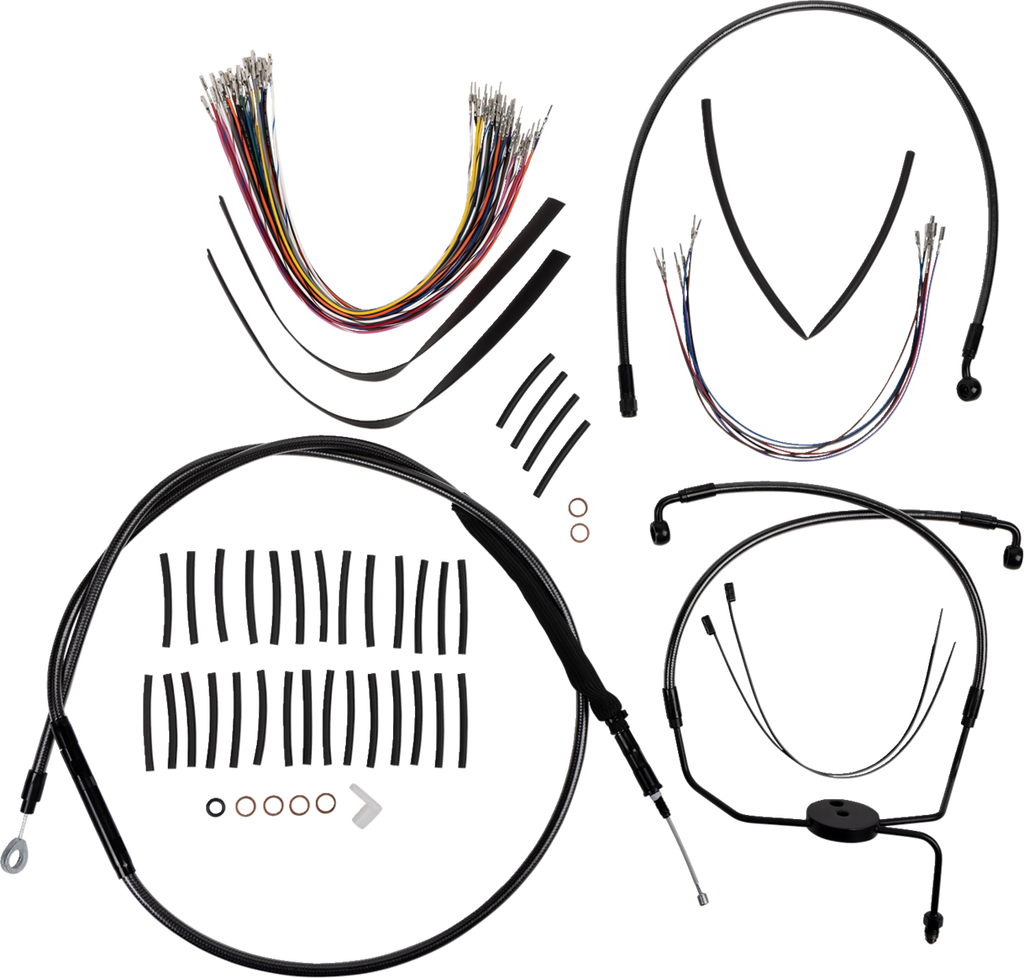 MAGNUM SHIELDING 1-1/4" Viking Handlebar Installation Kit - 12" - Black Pearl™ 48830-412 — image 1