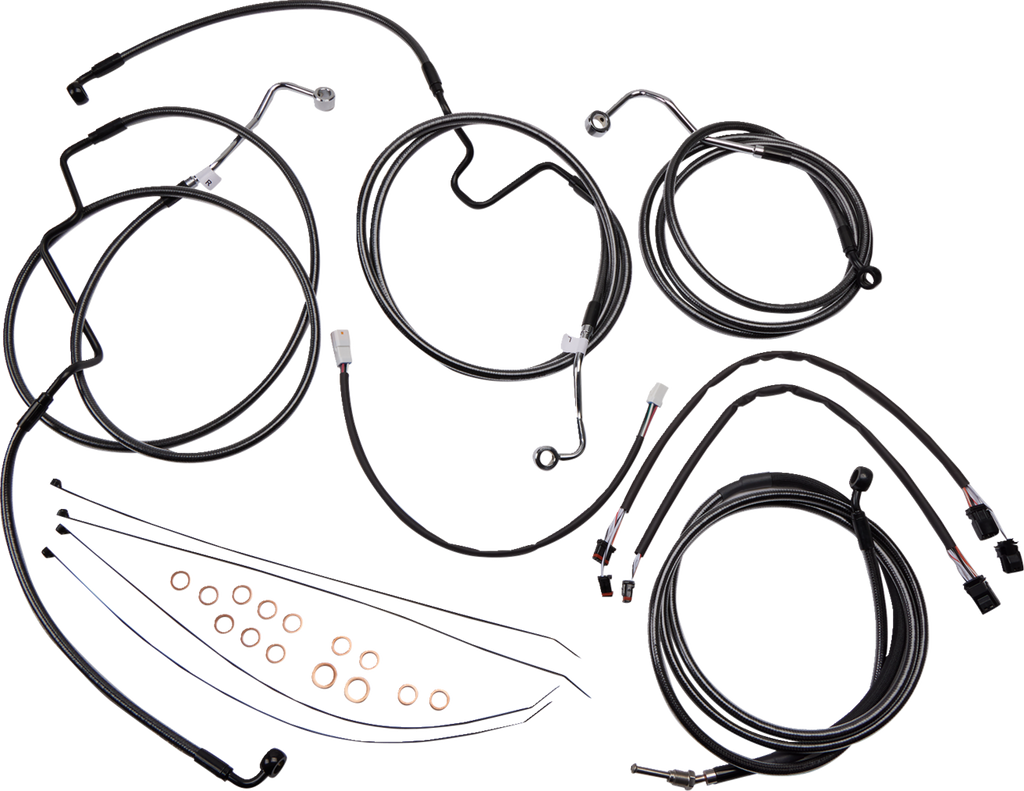 MAGNUM SHIELDING Viking Warrior Handlebar Kit - 12" - Black Pearl™ 48887-712 — image 2