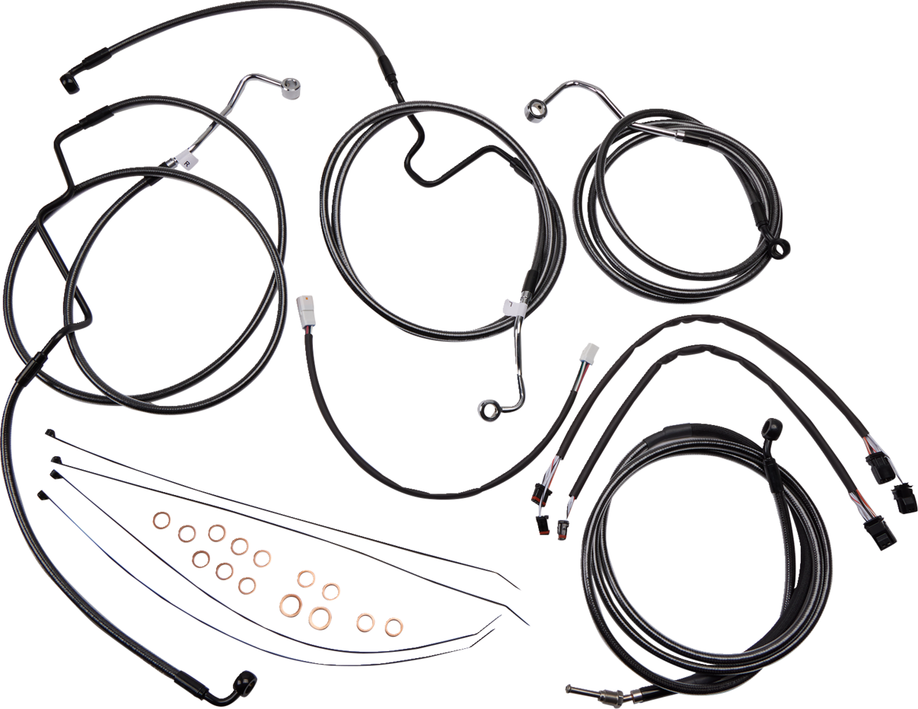 MAGNUM SHIELDING Viking Warrior Handlebar Kit - 12" - Black Pearl™ 48887-712 — image 2