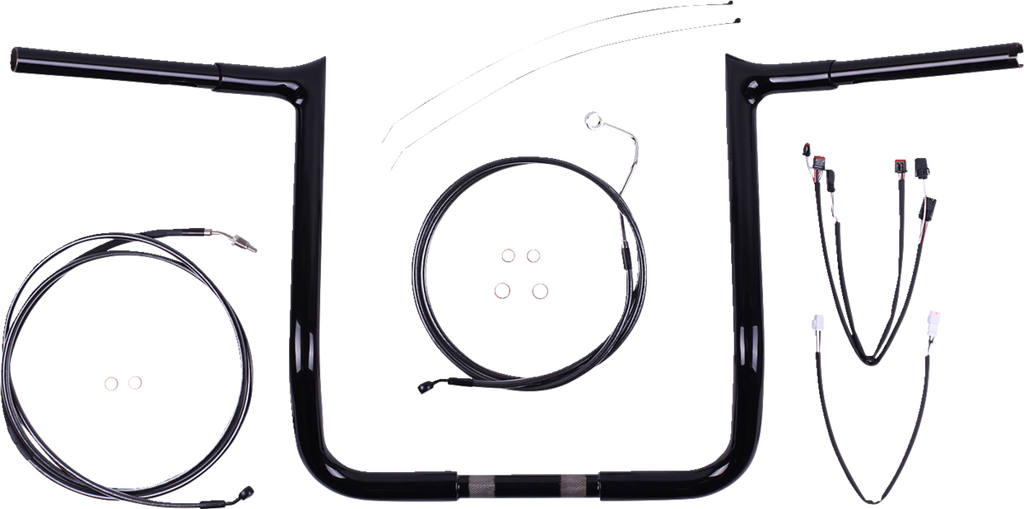 MAGNUM SHIELDING Viking Warrior Handlebar Kit - 12" - Black Pearl™ 48887-712 — image 4