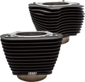S&S CYCLE Cylinder Set - 4.25" Bore - Unhoned - Wrinkle Black w/o Highlights - M8 498.2 — image 1