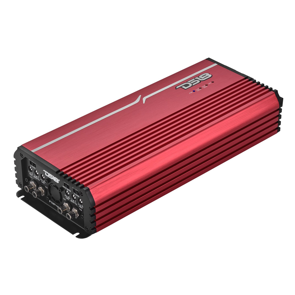 DS18 FRP-4K4/RD Compact 4-Channel Full-Range Class-D Amplifier | 4000W RMS - Red — image 5