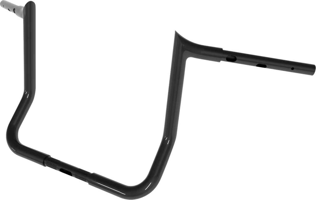 MAGNUM SHIELDING 1-1/4" Viking Handlebar - Bagger - 14" - Black 4HB-2414 — image 1