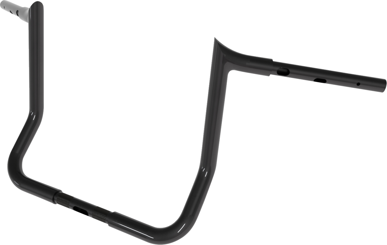 MAGNUM SHIELDING 1-1/4" Viking Handlebar - Bagger - 16" - Black 4HB-2416 — image 1