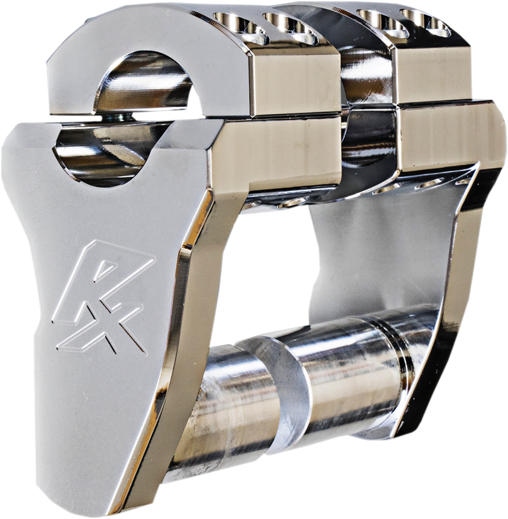 ROX SPEED FX Patriot Series Pivoting Handlebar Risers - 2" - Chrome 4R-P2RX-02 — image 1