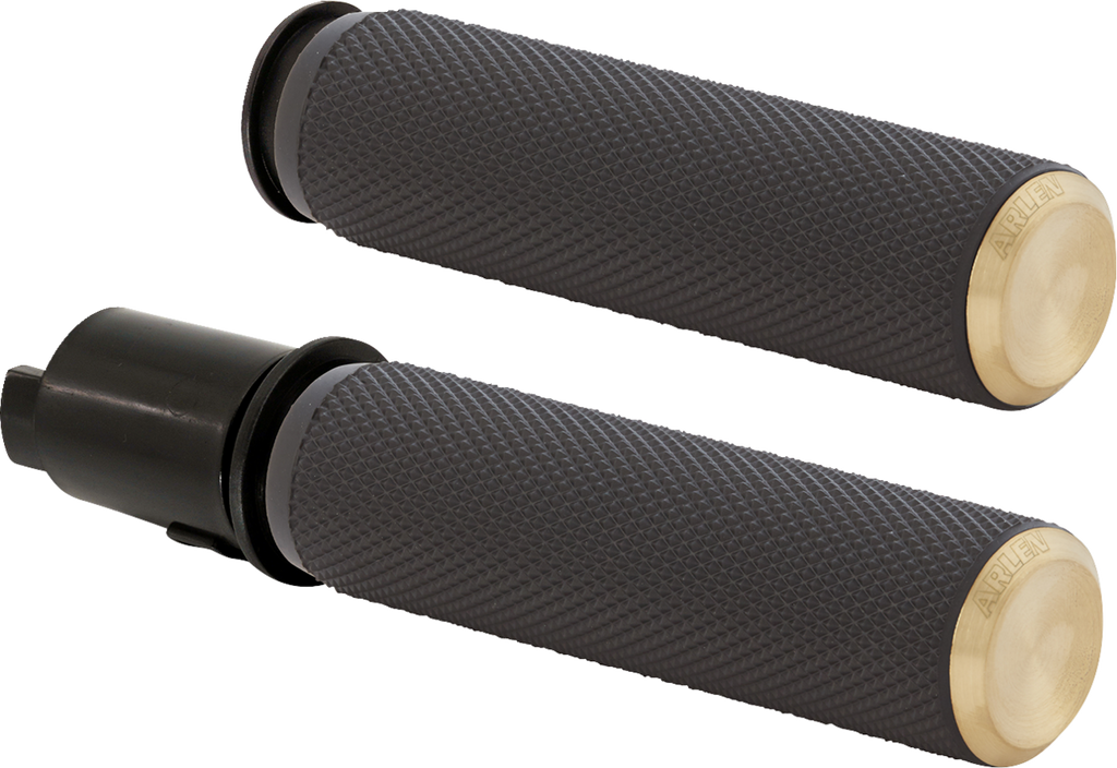 ARLEN NESS Knurled Grips - TBW - Brass 500-052 — image 1