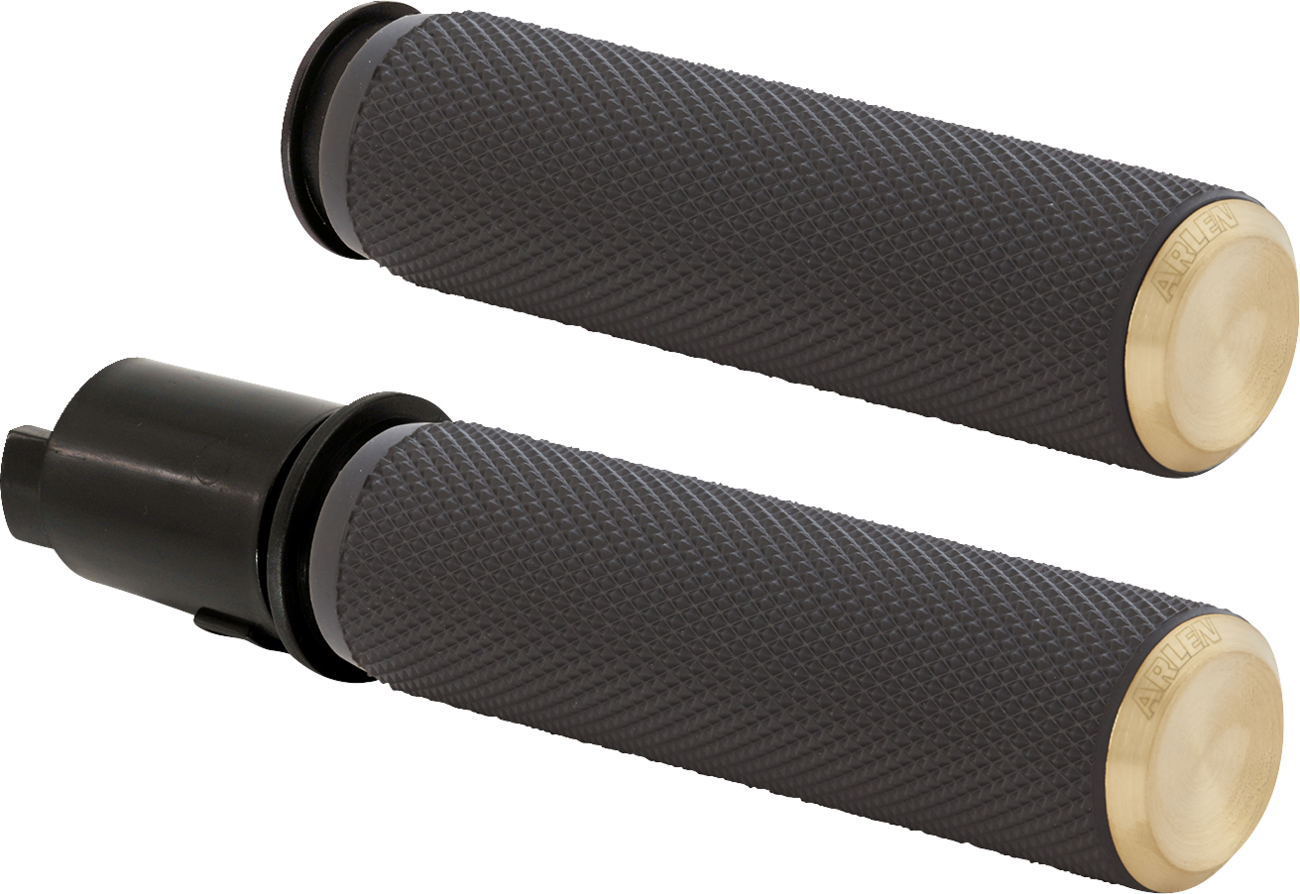 ARLEN NESS Knurled Grips - TBW - Brass 500-052 — image 1