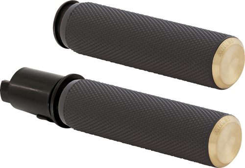 ARLEN NESS Knurled Grips - TBW - Brass 500-052 — image 1